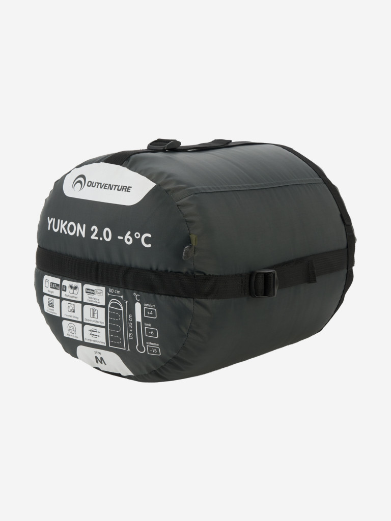 Спальный мешок Outventure Yukon -6 правосторонний