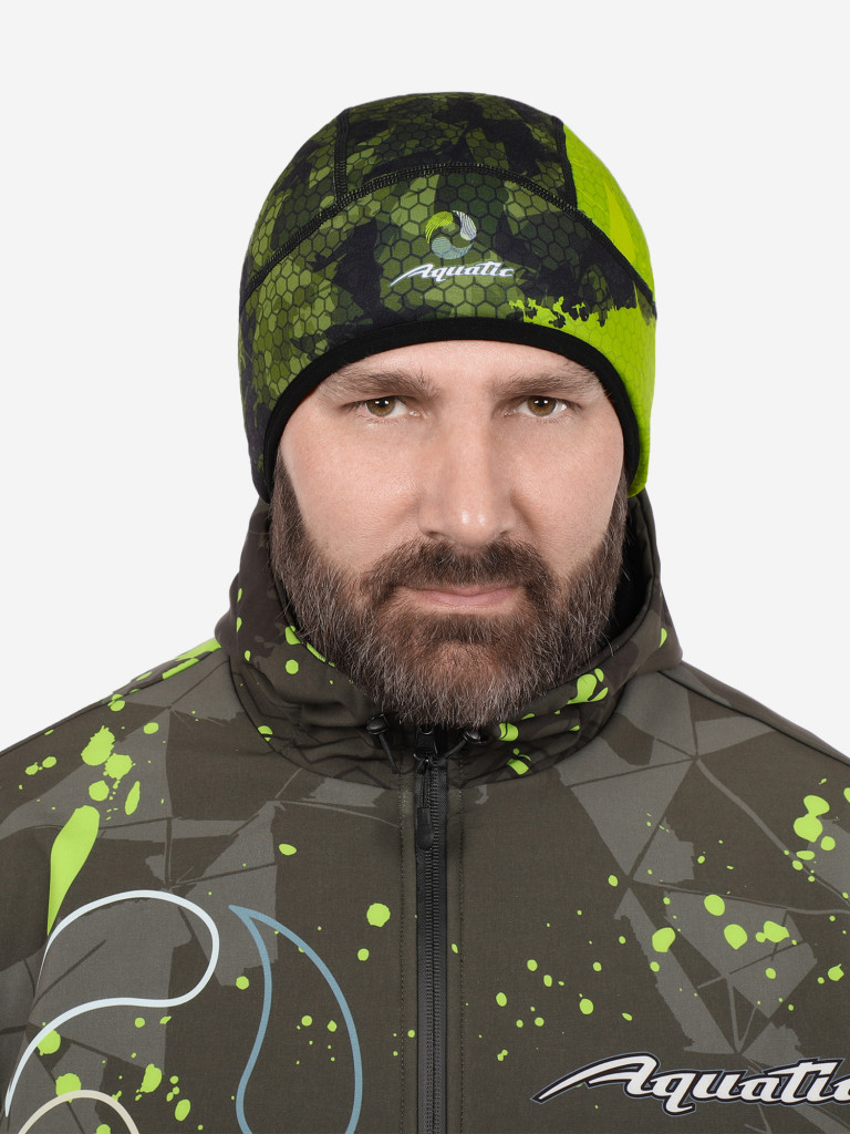 Шапка теплая softshell с флисом Aquatic Шф-11