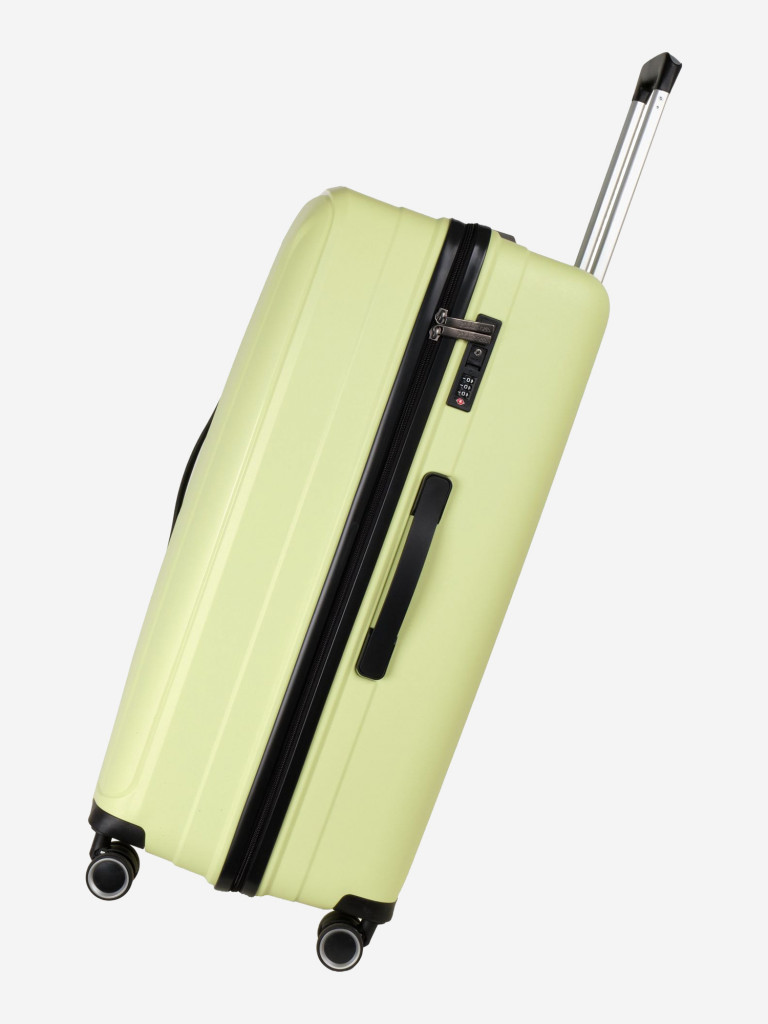 Чемодан Polar РР829 "Green (28") пластик PP (полипропилен) большой"