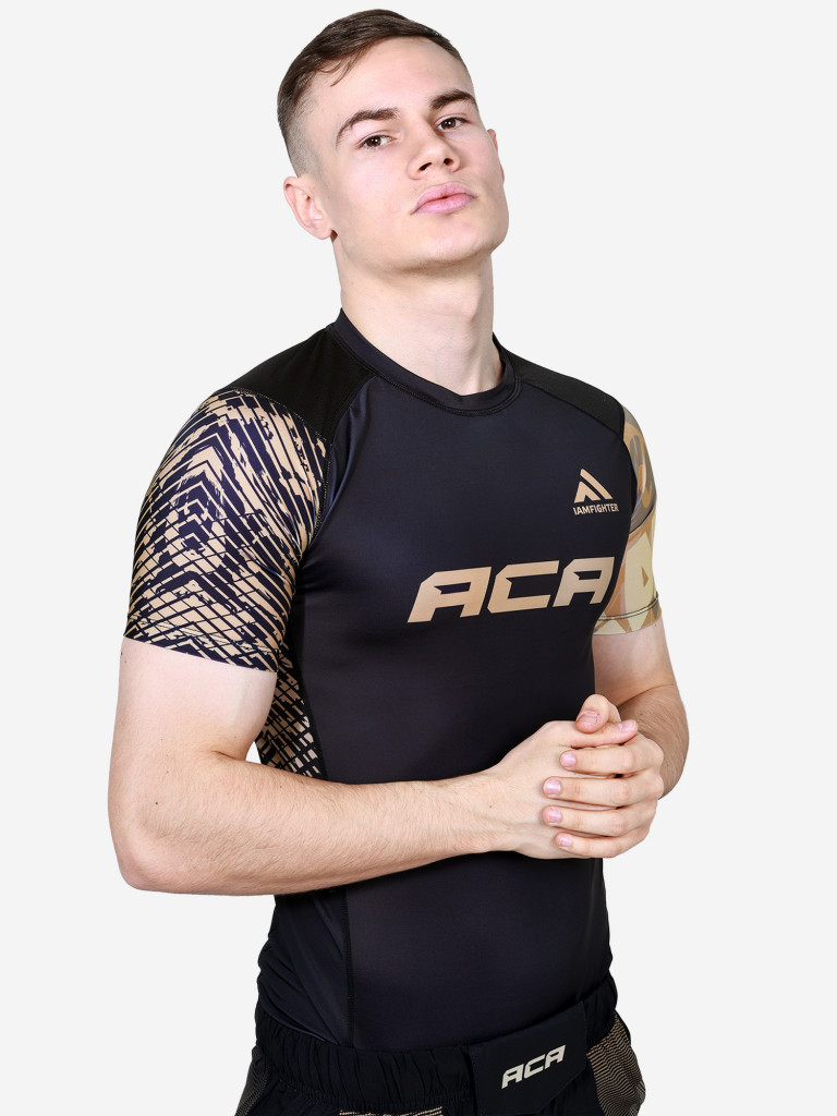 Рашгард с коротким рукавом ACA&IAMFIGHTER