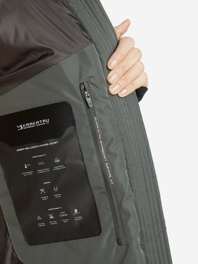 Пуховик женский KRAKATAU Amery
