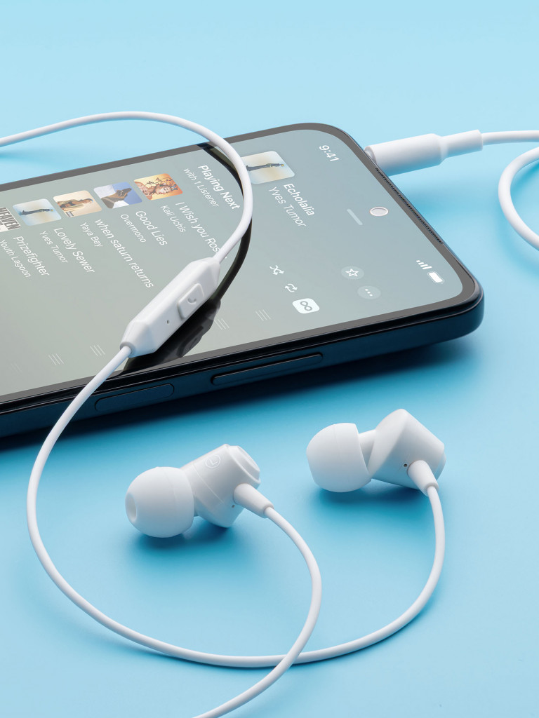 Стереогарнитура Stereo K-Pop jack 3.5 mm, 1.2 метра