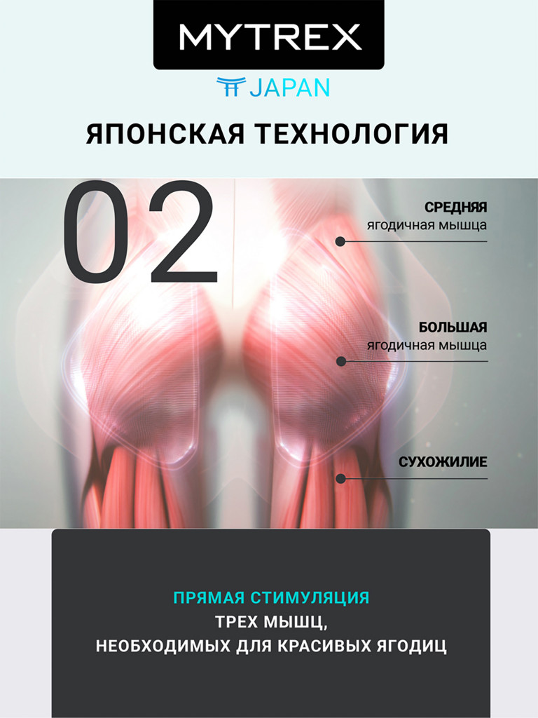 Премиальный миостимулятор для ягодиц MYTREX AQUALIFT