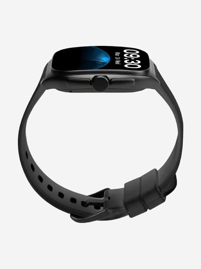 Умные часы TTEC Tempus Pro 47mm Rectangular Case Smartwatch в прямоугольном алюминиевом корпусе с AMOLED-экраном. Цвет: черный