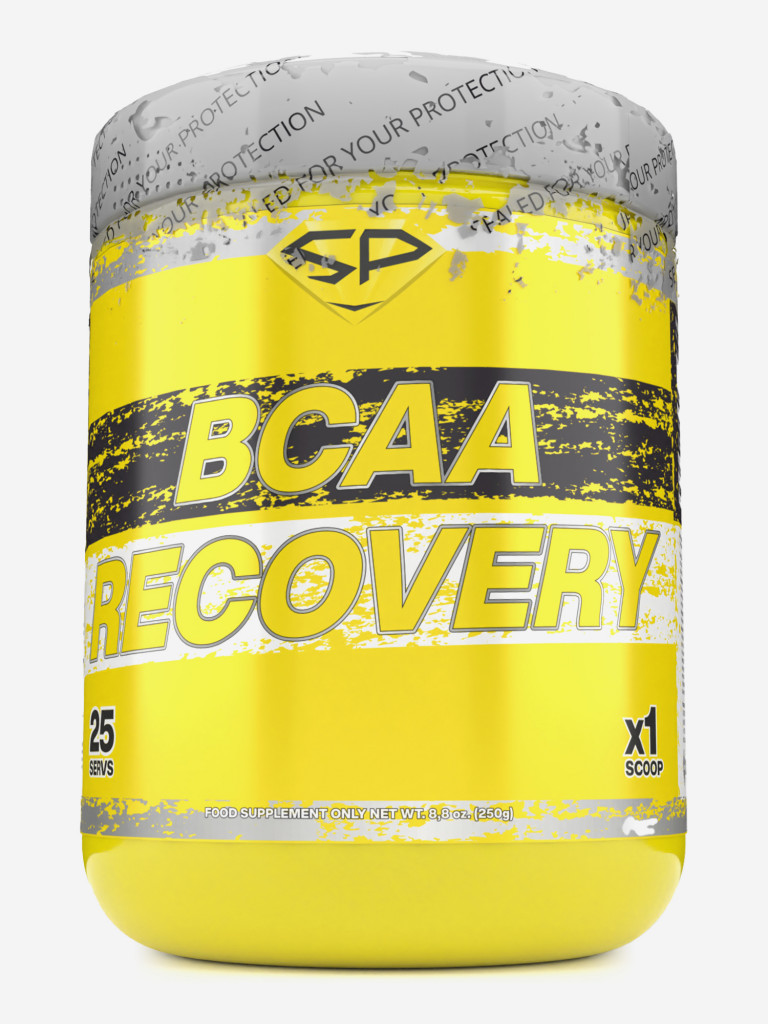 Аминокислоты Steelpower BCAA Recovery 2-1-1 с глютамином, глицином, 250 г, Вишня