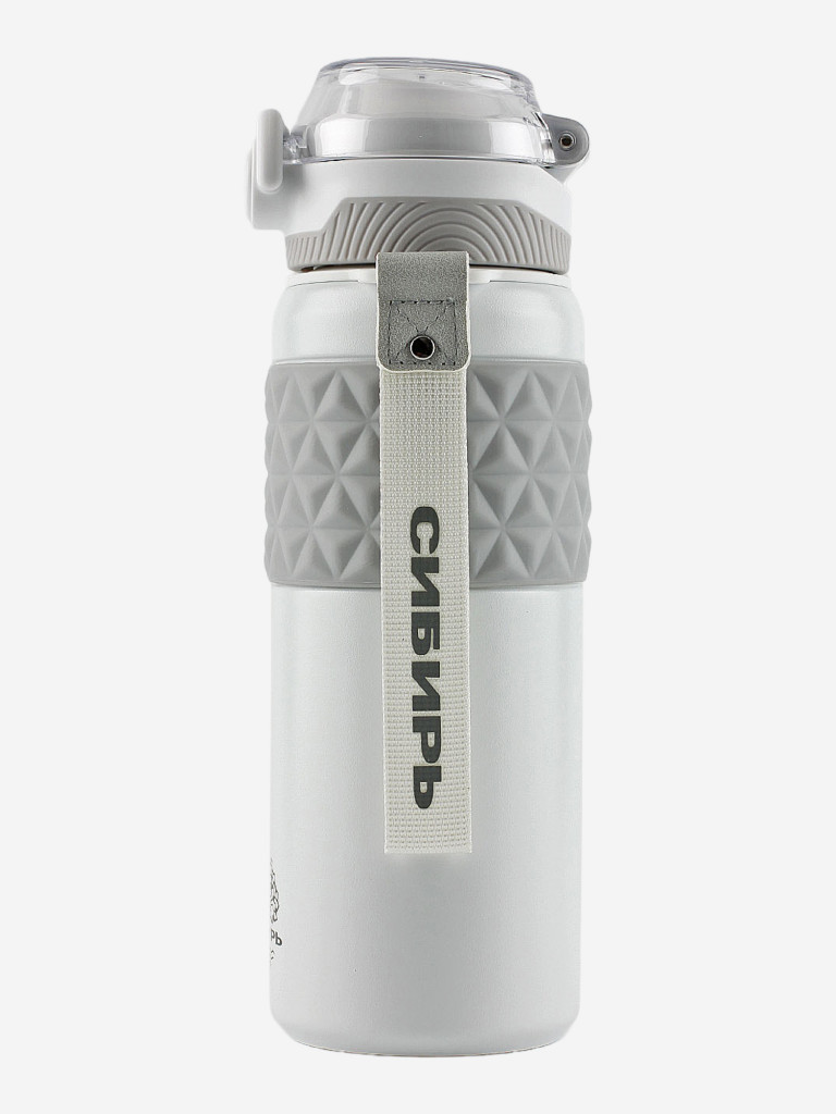 Термос сталь СИБИРЬ 0.6 л. Свежий ветер белый