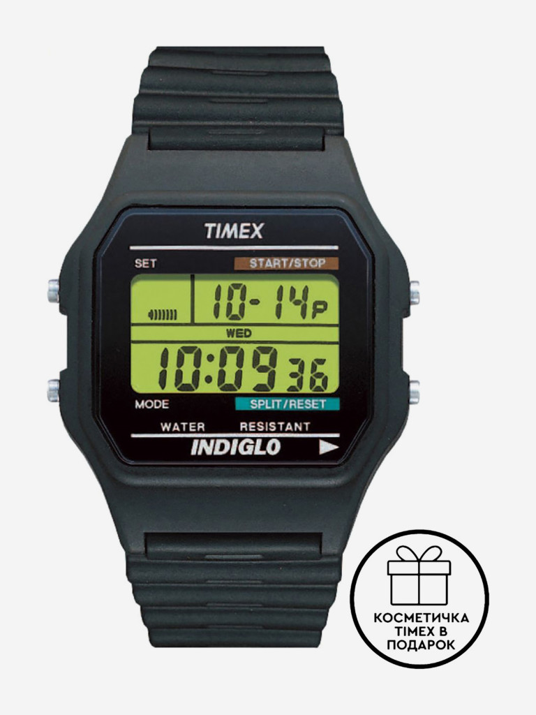 Спортивные часы TIMEX TW2U84000, Электронные, 34 мм, с подсветкой Indiglo