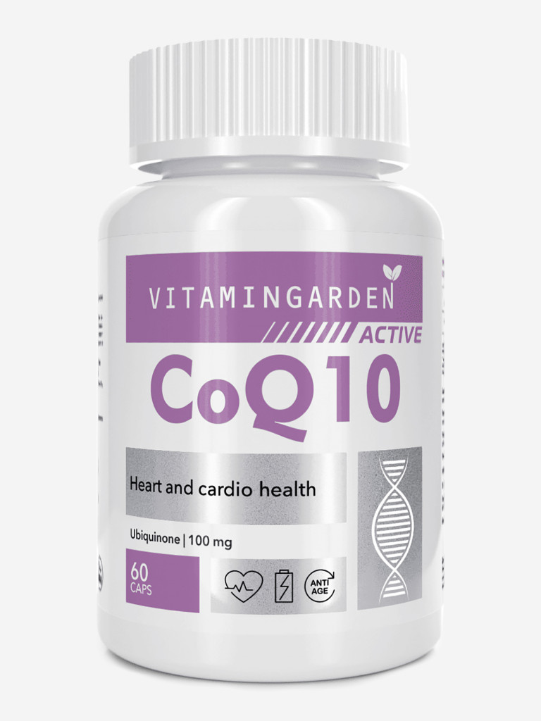 Коэнзим Q10 VITAMIN GARDEN ACTIVE, 60 капсул