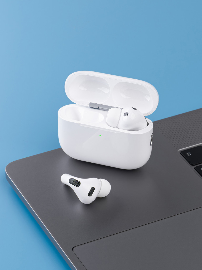 Беспроводные наушники с микрофоном Air Pro 4, шумоподавление ANC, bluetooth 6.0, 300 мАч, Qi