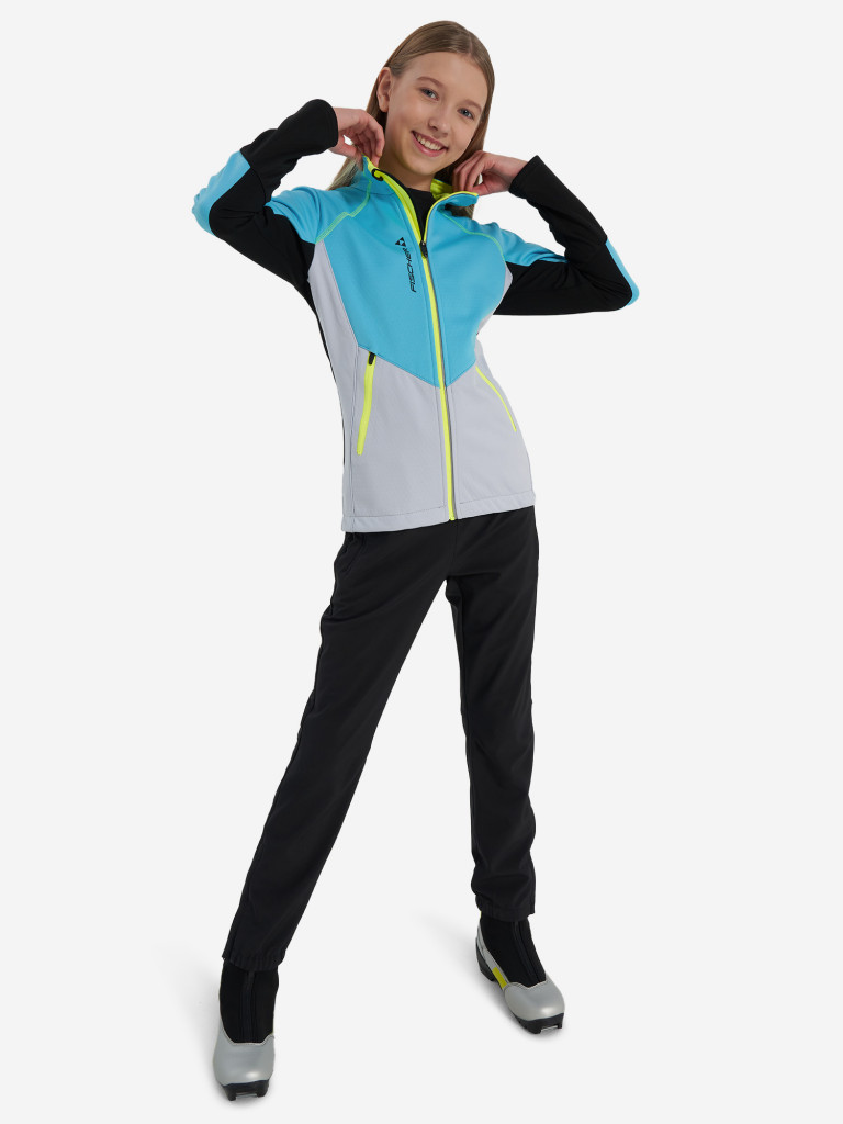 Куртка для беговых лыж для девочек Fischer