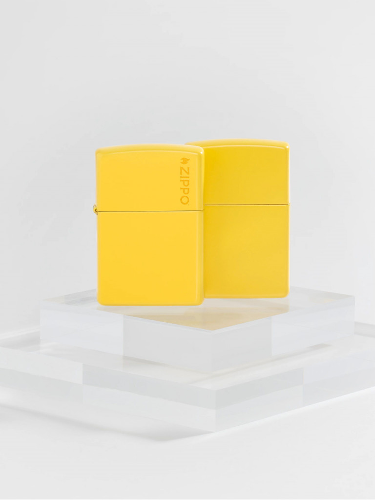 Зажигалка бензиновая ZIPPO 46019ZL Classic Logo Sunflower