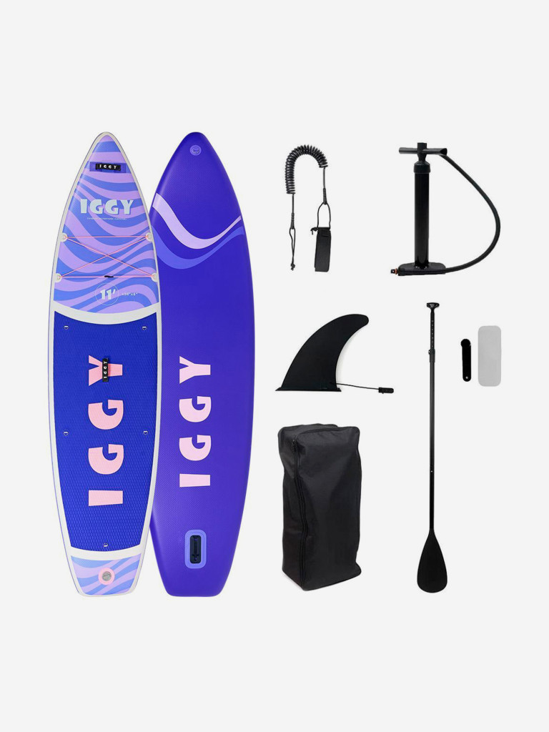 Сапборд надувной Iggy 11х34х6 Purple, 335x86x15 см