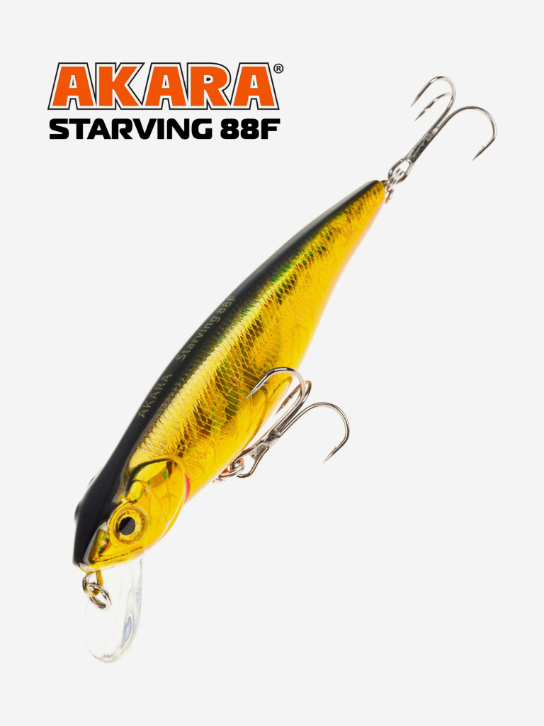 Воблер Akara Starving 88F 11 гр. минноу, плавающий, твичинговый, на щуку A273