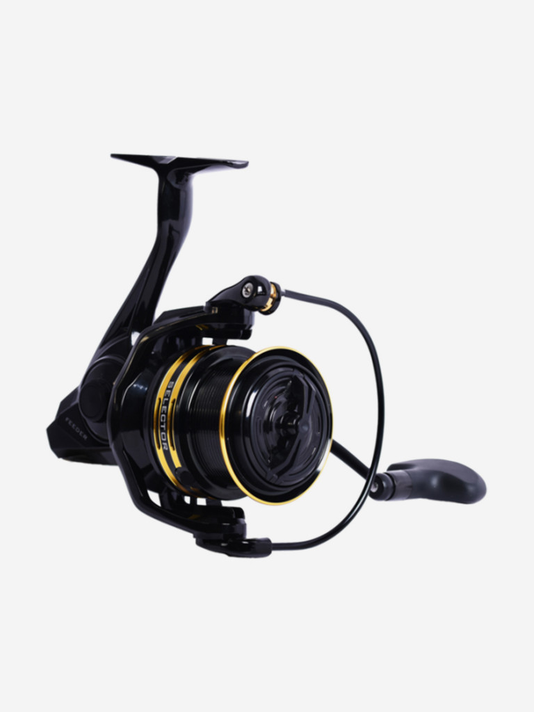 Катушка для рыбалки безынерционная фидерная Black Side Selector 4500FD (6+1 подш.)