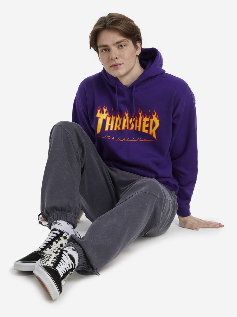 Худи мужское Thrasher Flame Logo