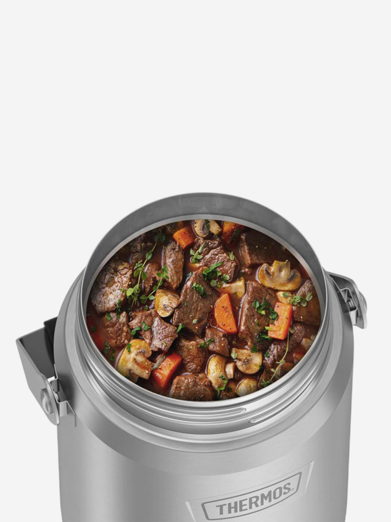 Термос с двумя пластиковыми контейнерами 1,39 л THERMOS ICON-3032 стальной цвет