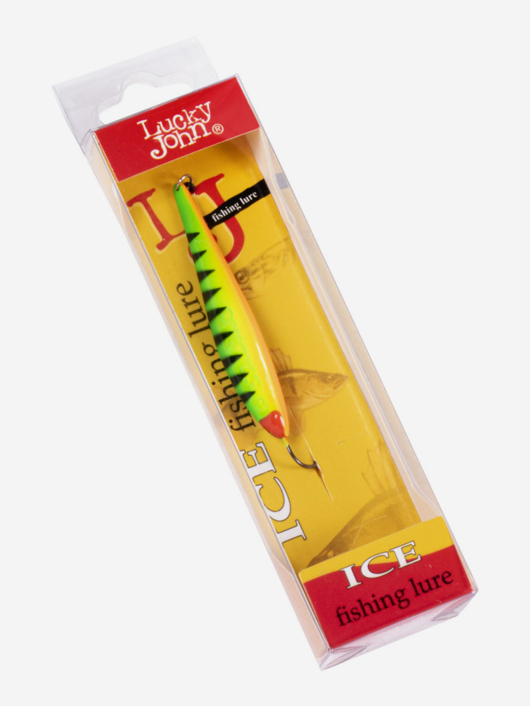 Блесна вертикальная Lucky John зимняя MODEL S-3 с впаянным крючком, вес 6 г