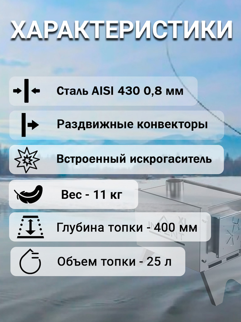 Печь INTENT Fisher XL