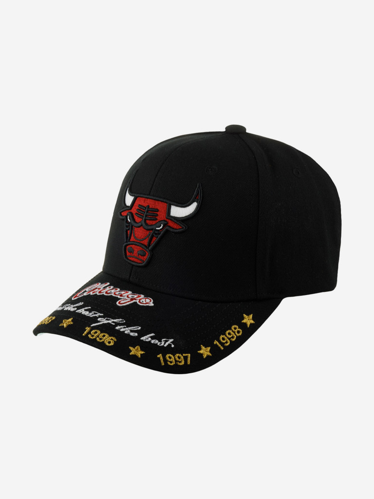 Бейсболка MITCHELL NESS HHSS6268-CBUYYPPPBLCK Chicago Bulls NBA (черный)