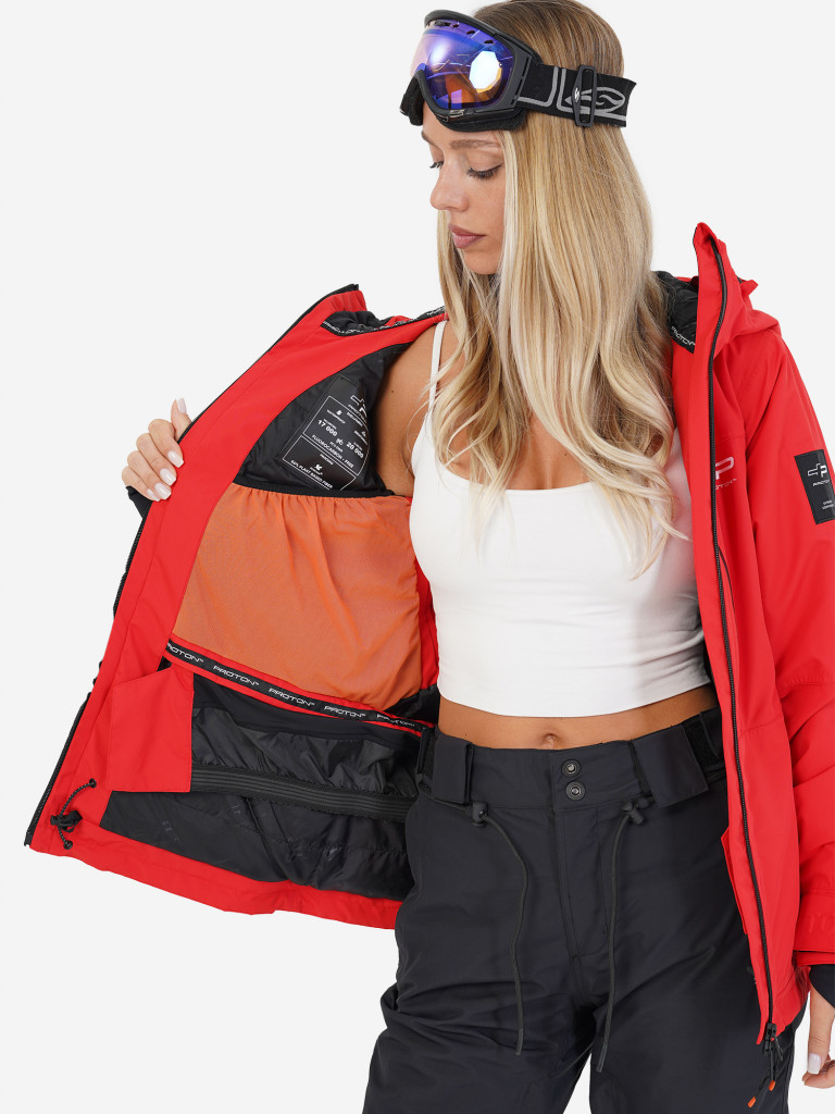 Куртка горнолыжная женская Proton ROSSO CORSO