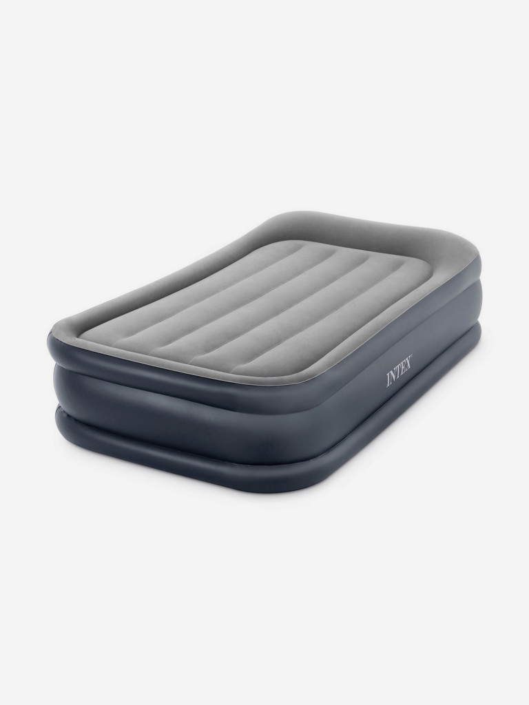 Кровать надувная Intex 64132 DELUXE PILLOW REST RAISED BED, Twin, 99х191х42 см, с насосом 220В