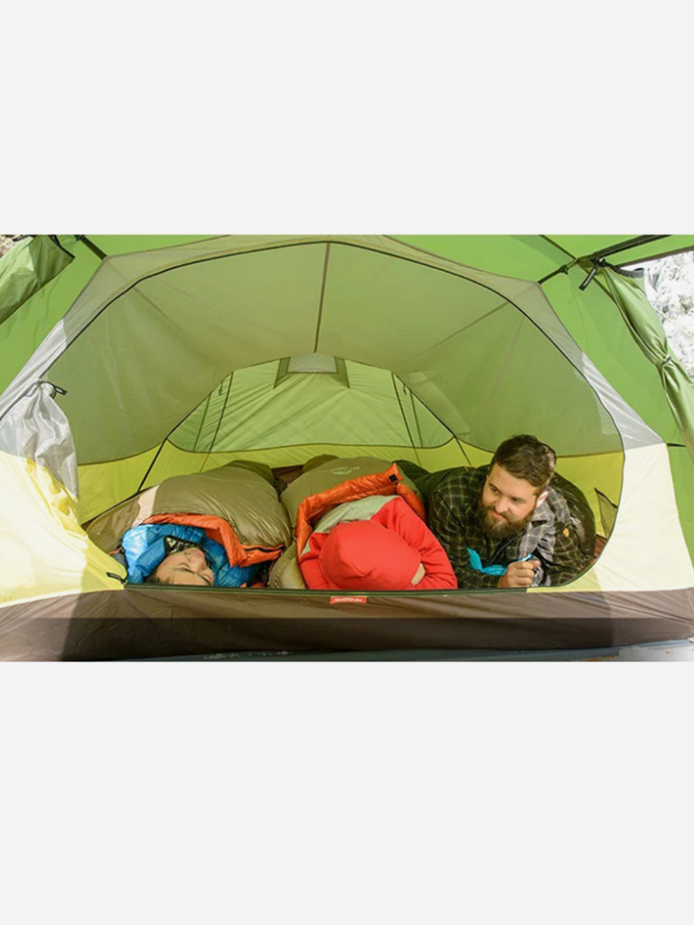 Палатка 3-местная Naturehike Opalus 3, нейлон 20 D, футпринт, зеленая