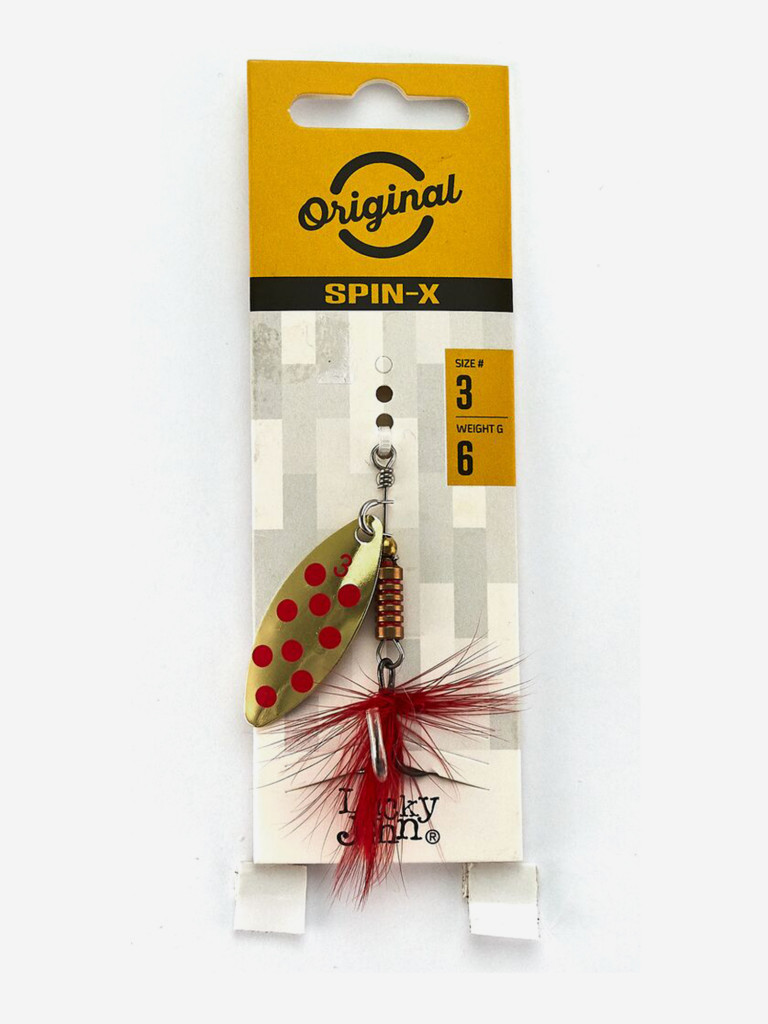 Блесна вращающаяся Lucky John SPIN X LONG 3, вес 6 г