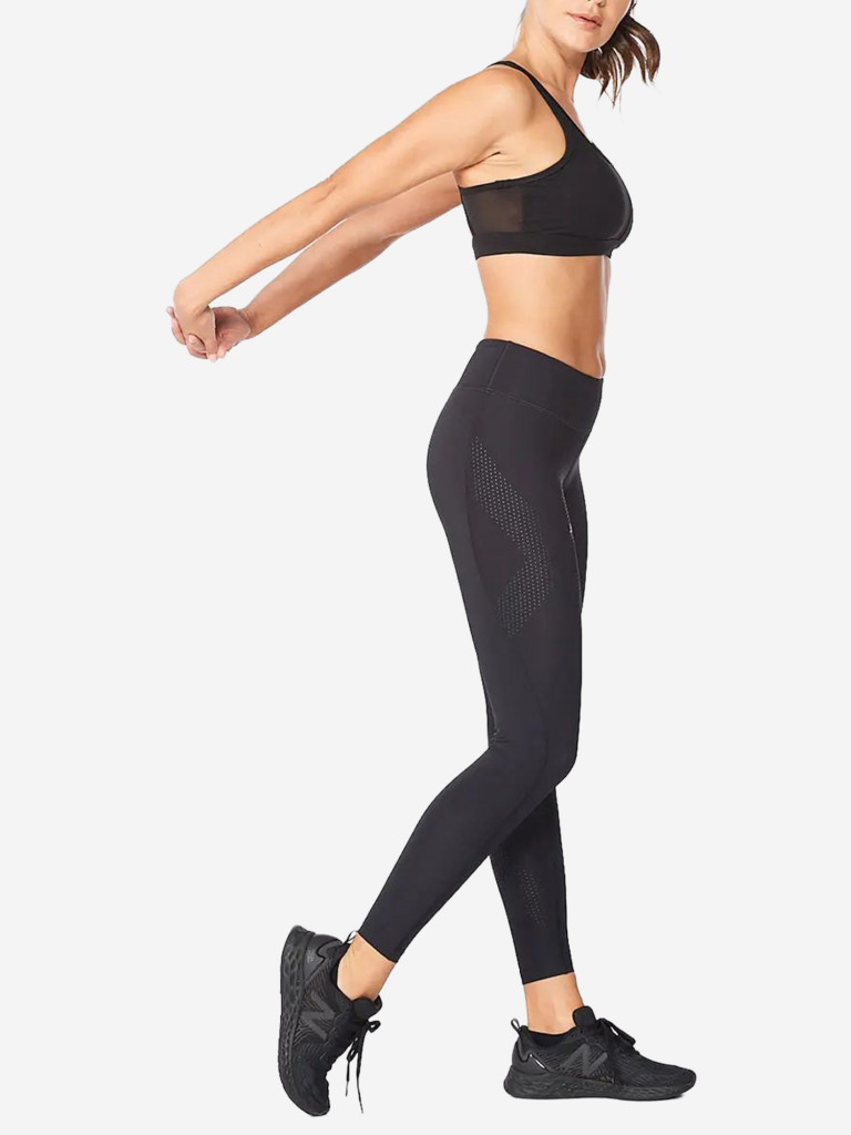Компрессионные тайтсы 2XU Motion Mid-Rise Compression Tights Black