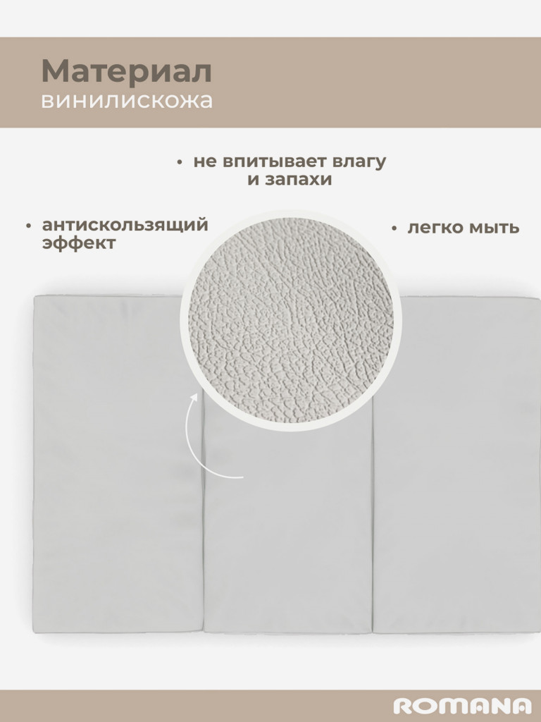 ROMANA Мягкий щит 150х100х10 см 3 секции, мат детский гимнастический для шведской стенки
