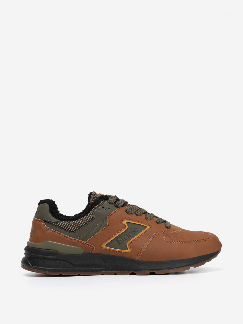 фото Кроссовки утепленные мужские etonic eaton, коричневый