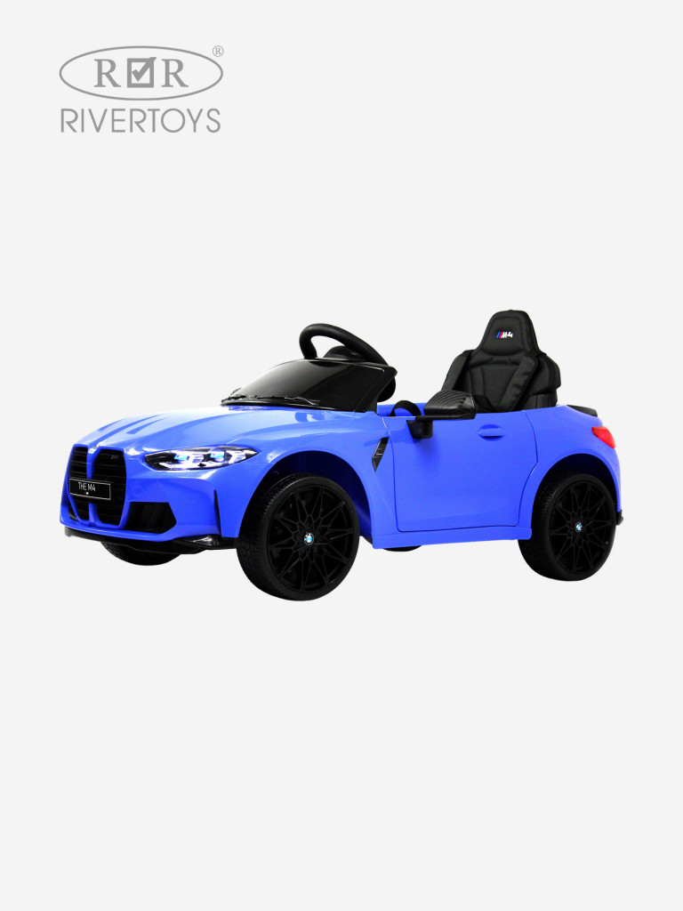 Детский электромобиль RIVERTOYS BMW M4 (A004AA) синий