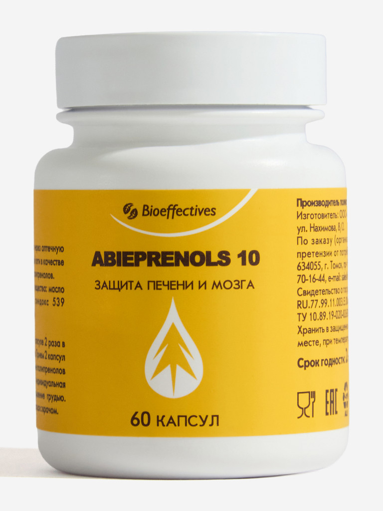 БАД к пище Абипренолы 10 Bioeffectives, 60 кап.