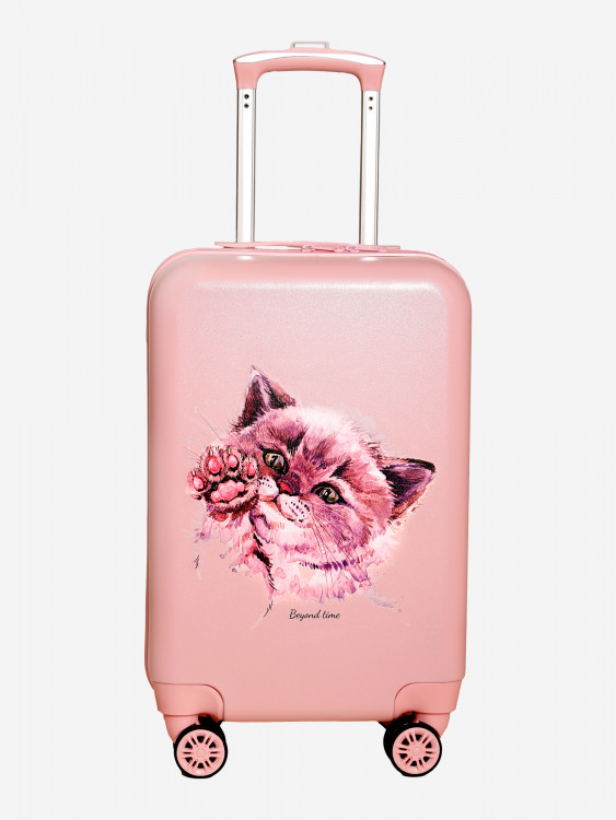 Чемодан детский BEYOND TIME G201 Милый котик розовый