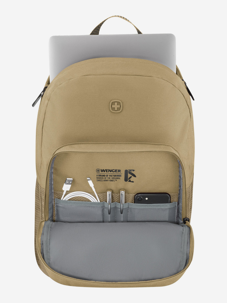 Рюкзак WENGER Crango 16" бежевый 27 л