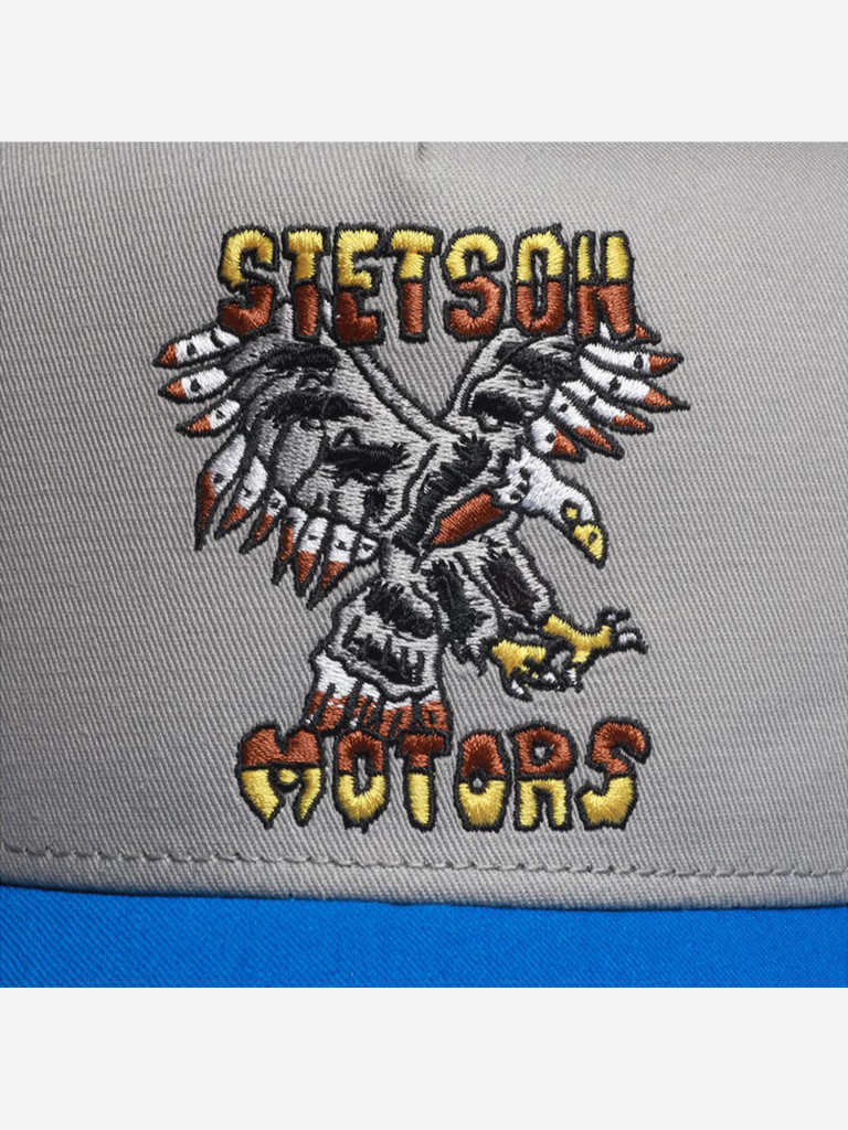 Бейсболка с сеточкой STETSON 7751161 EAGLE (голубой)