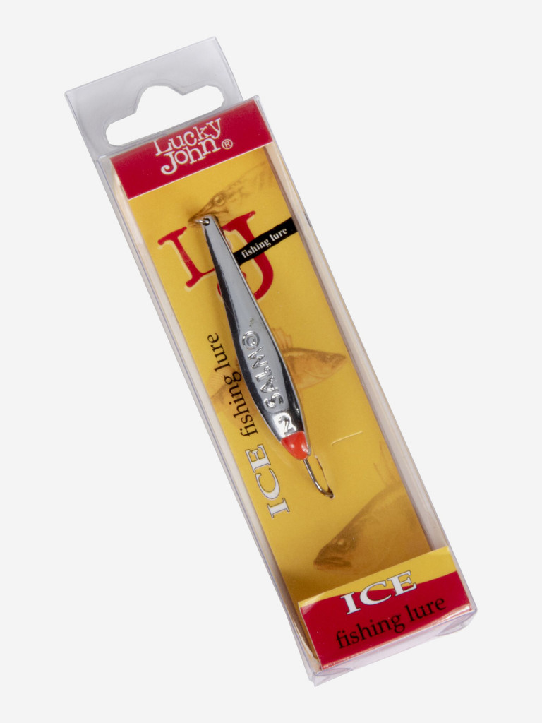 Блесна вертикальная зимняя Lucky John MODEL S-2 c впаяным крючком, вес 3 г