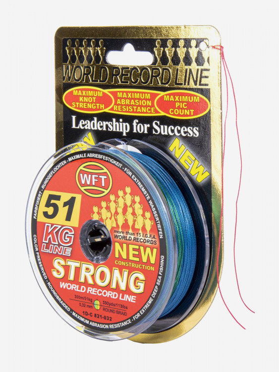 Шнур плетёный WFT KG STRONG Multicolor 300/032