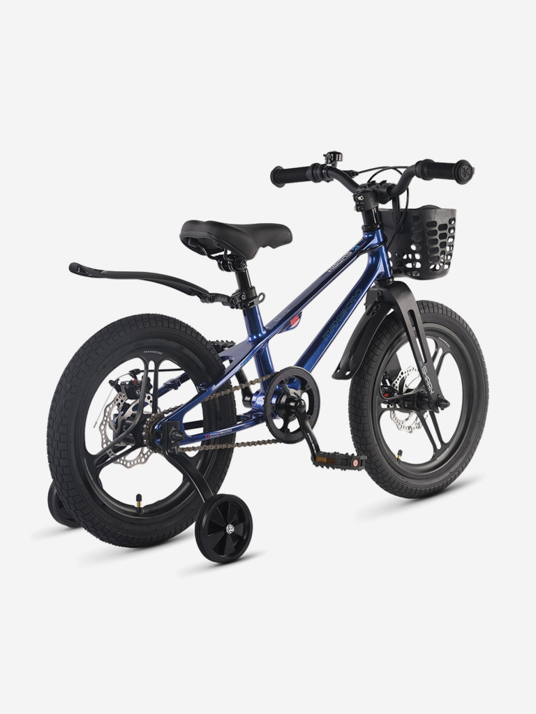 Велосипед Детский Maxiscoo Shark pro 16'' Синий (2026)