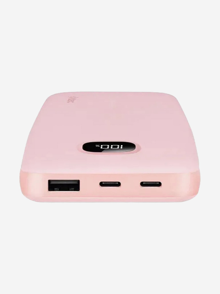 Внешний аккумулятор TTEC ChargeUp Pro LCD 10.000mAh PD 20W Powerbank. Цвет: розовый