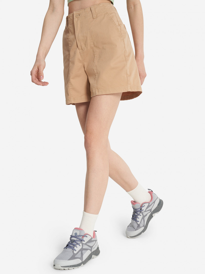 фото Шорты женские columbia calico basin cotton short, бежевый