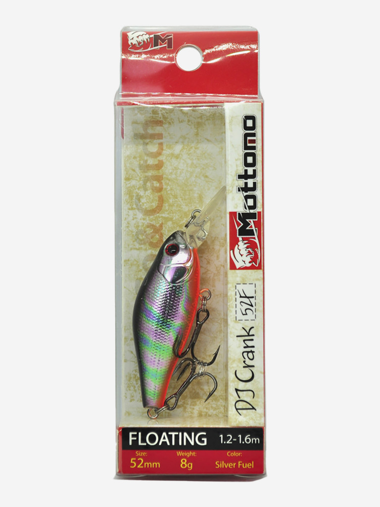 Воблер Mottomo DJ Crank 52F 8g Silver Fuel