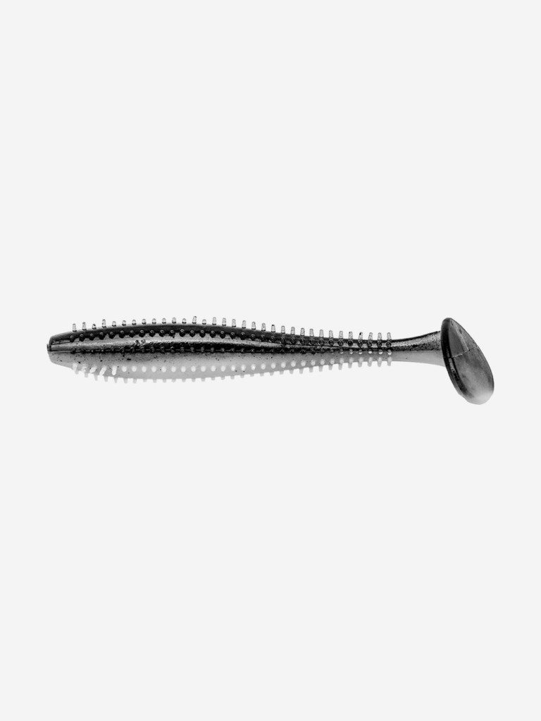 Мягкая приманка Helios Shaggy, 3,35'' / 8,5 см, Black & White, 100 шт (HS-16-023-N)