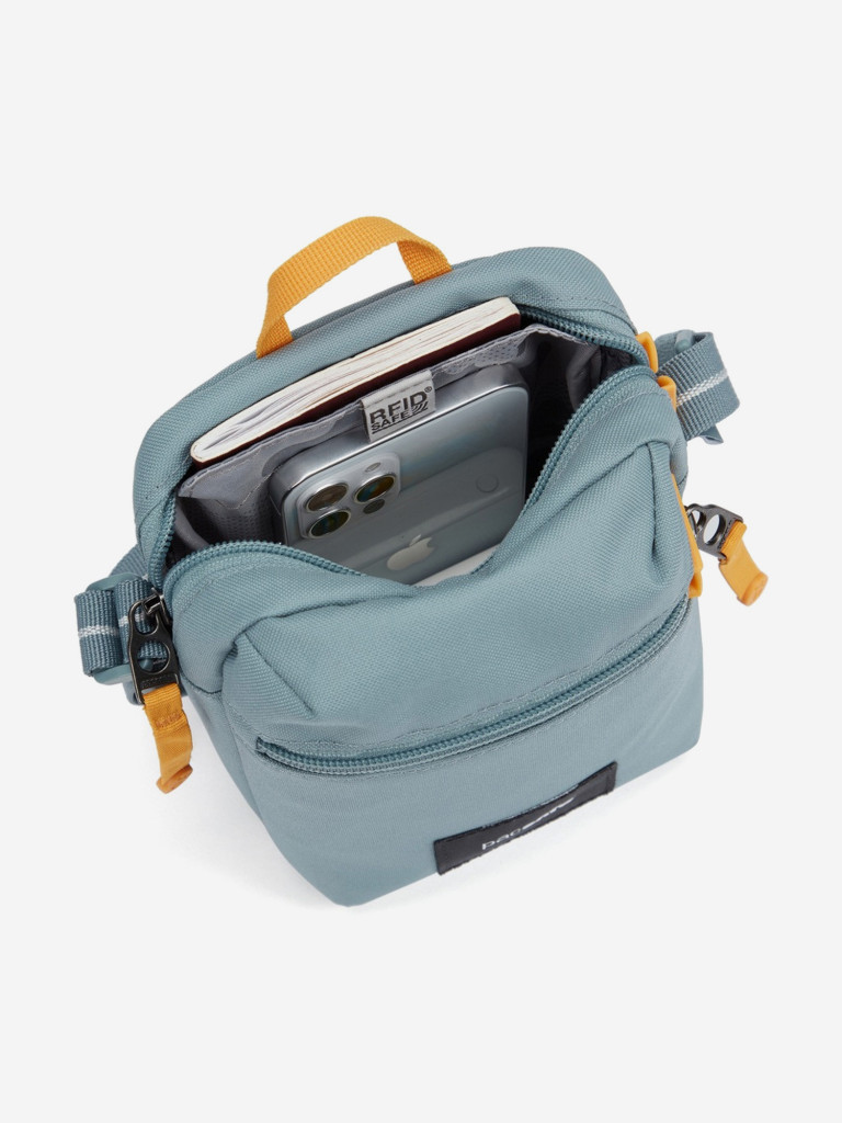Сумка антивор Pacsafe GO Micro Crossbody, мятный, 1,5 л.