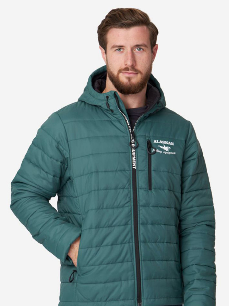 Куртка мужская Alaskan Juneau Green утепленная стеганая