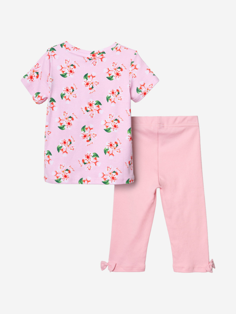 Комплект для девочек: футболка, легинсы укороченные PlayToday