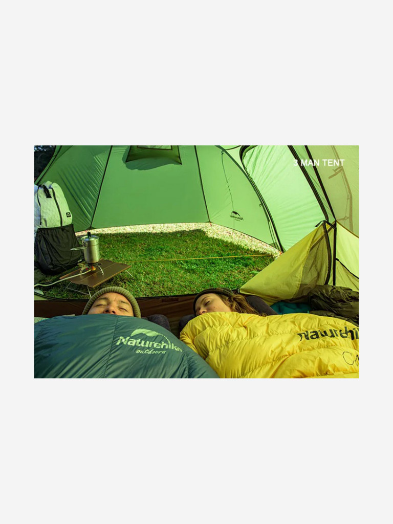 Палатка Naturehike Opalus Si 2-местная, алюминиевый каркас, зеленый