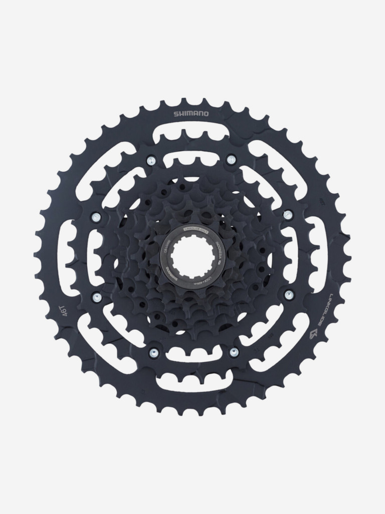 Кассета велосипедная Shimano CS-LG300-9 Linkglide 11-46T, 9 скоростей