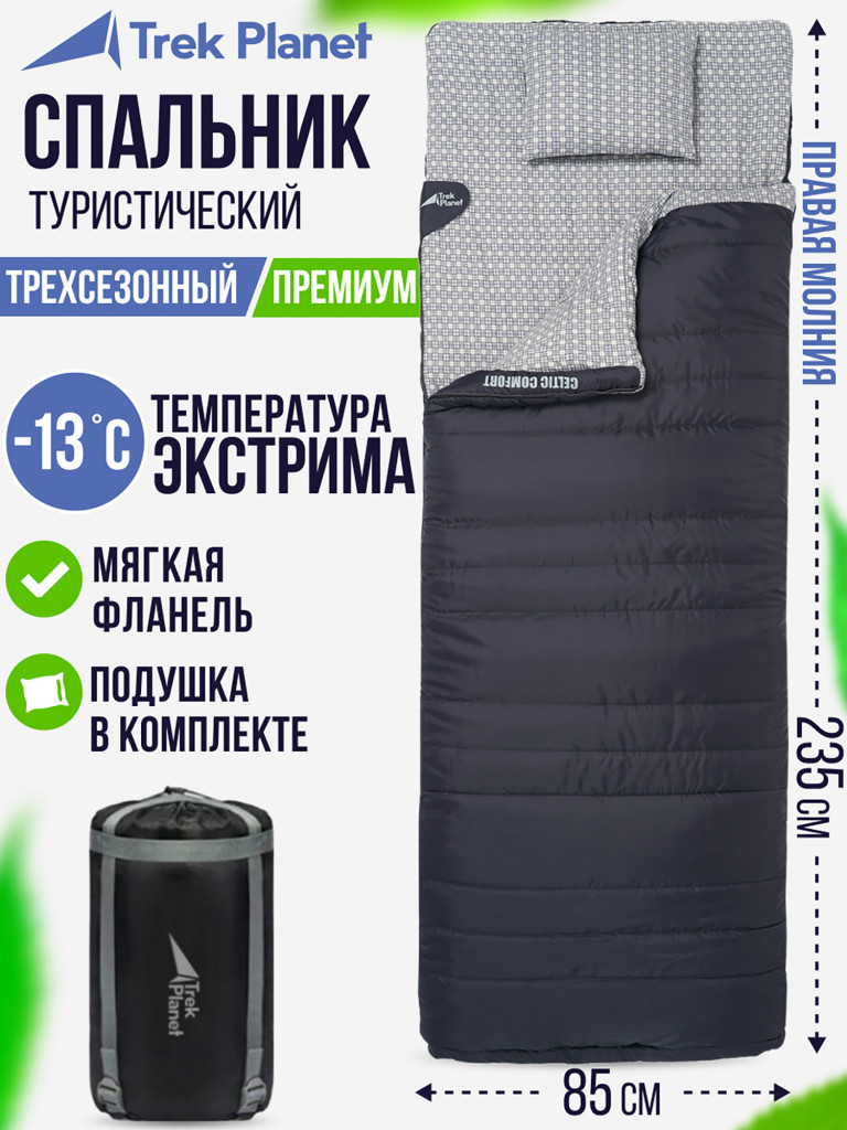 Cпальник-одеяло повышенной комфортности Trek Planet Celtic Comfort