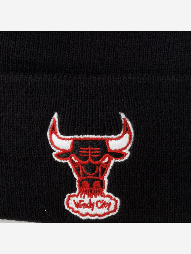 Шапка с отворотом MITCHELL NESS KTCFFH21HW017-CBUBLCK Chicago Bulls NBA
