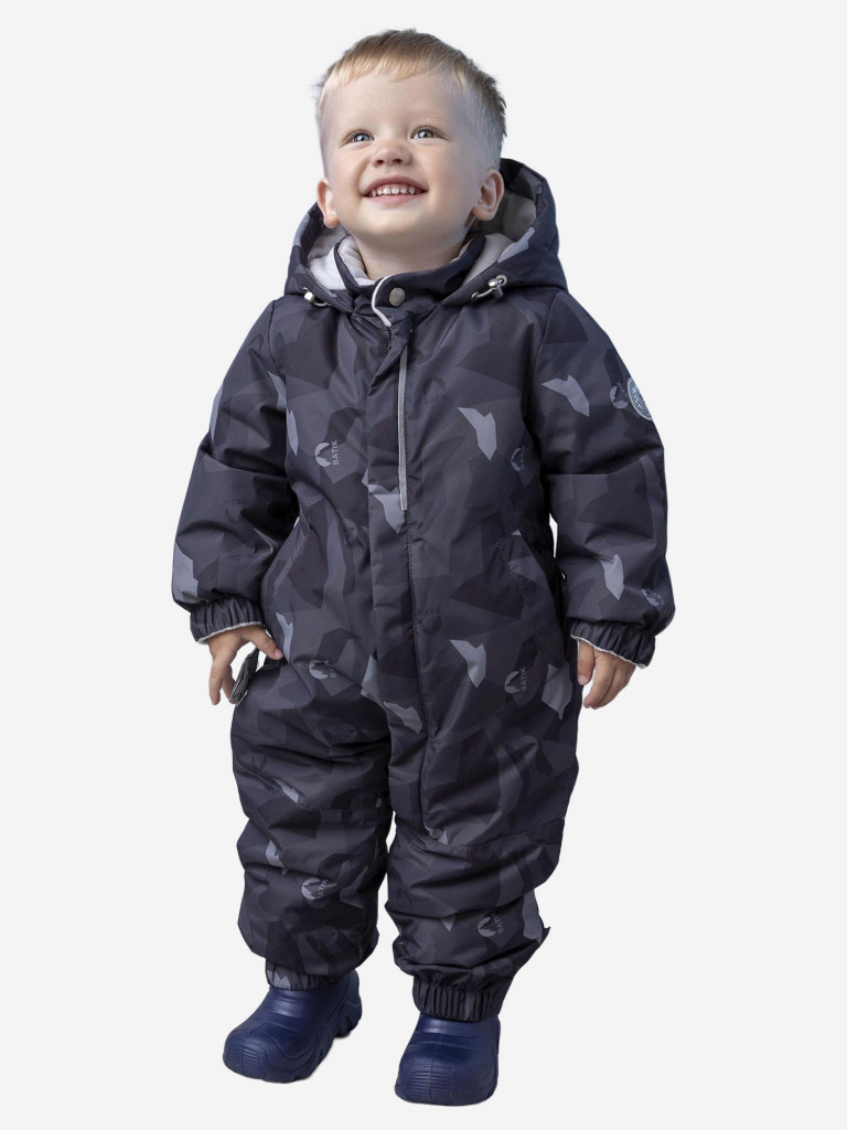 Кобинезон детский batik Брауни принт серый монохром